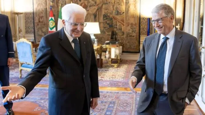 bill gates e mattarella