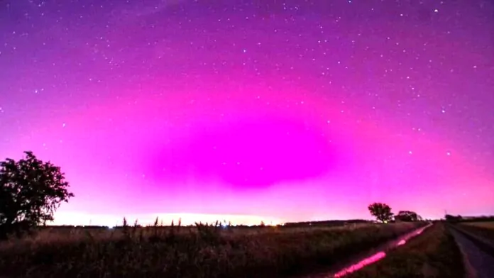 aurora boreale stasera in italia