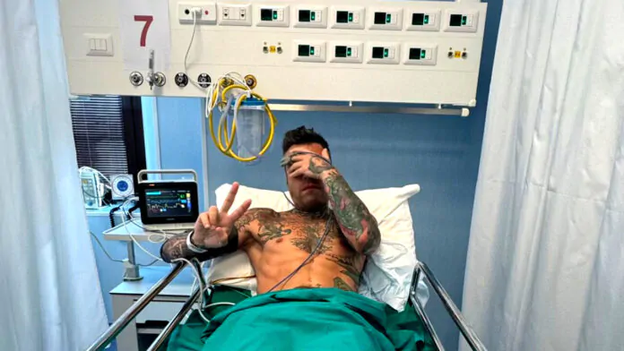 fedez in ospedale