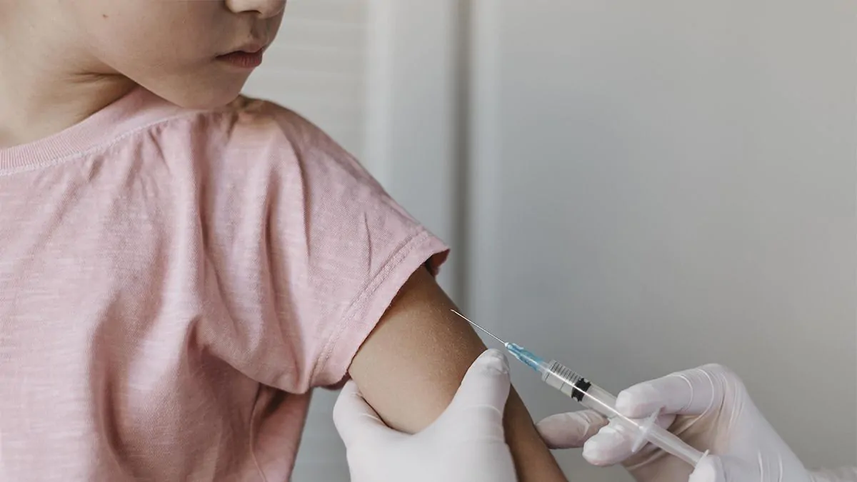 Vaccinazioni e prevenzione delle malattie effettuati su una bambina