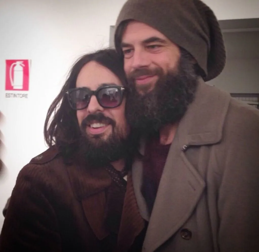 alessandro michele insieme al compagno giovanni attili