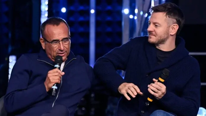 sanremo giovani, carlo conti e alessandro cattelan