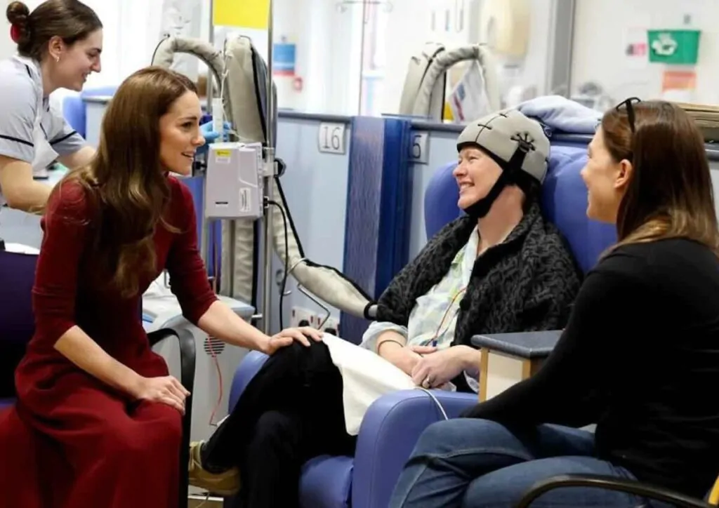 kate middleton visita i pazienti oncologici al royal marsden hospital